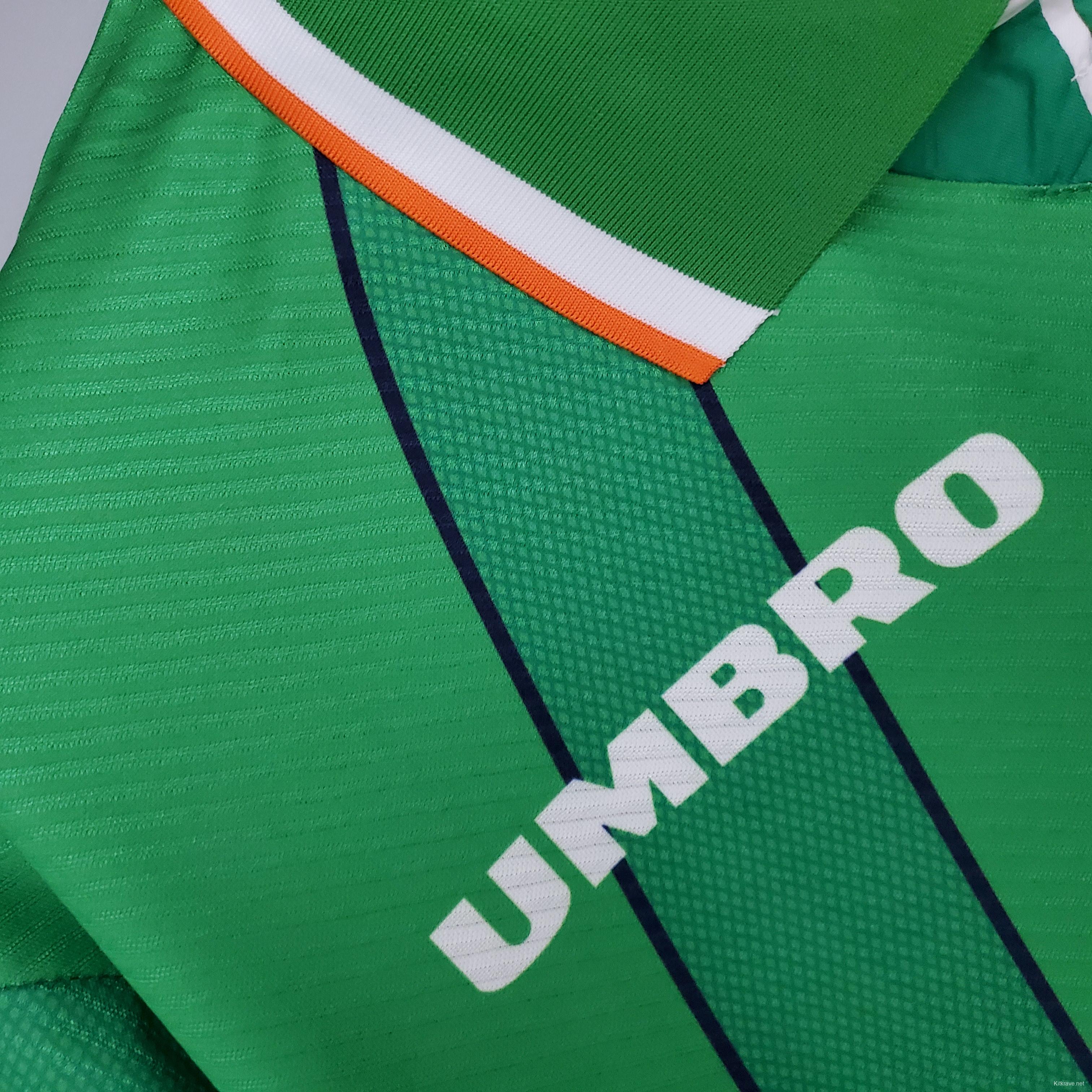 Retro Ireland 94/96 home Soccer Jersey