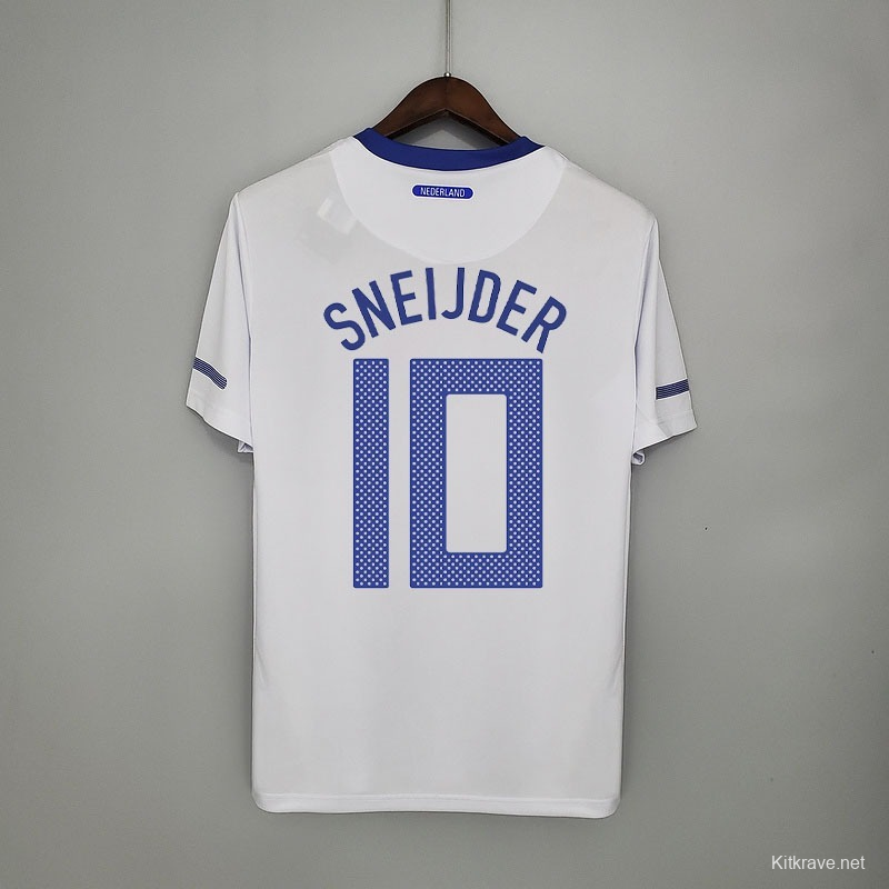 Retro Netherlands 2010 away Soccer Jersey