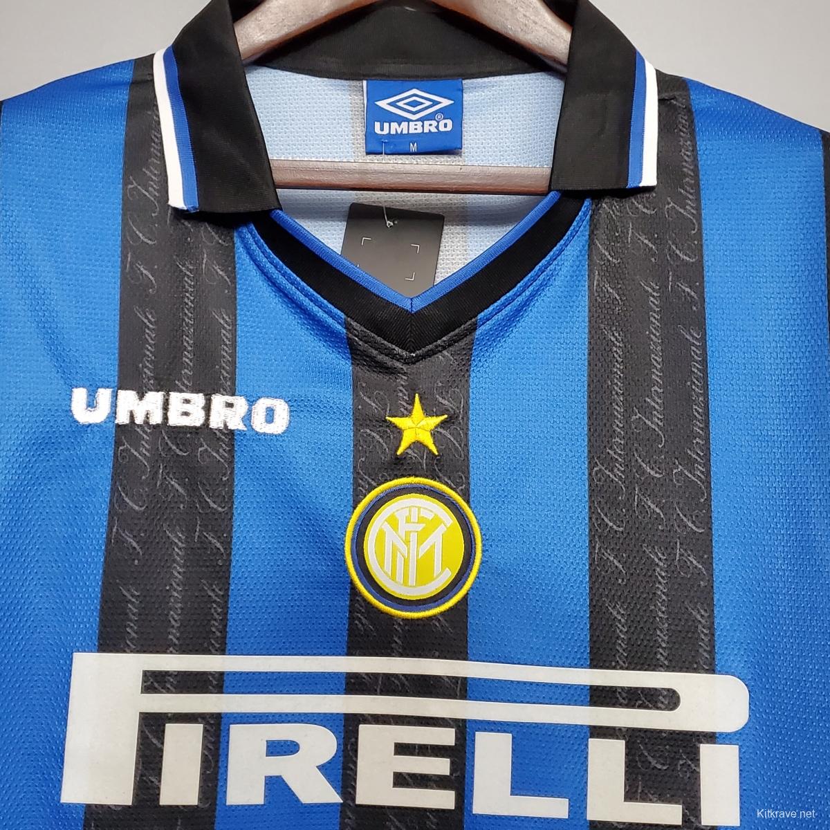 Retro 97/98 Inter Milan home Soccer Jersey