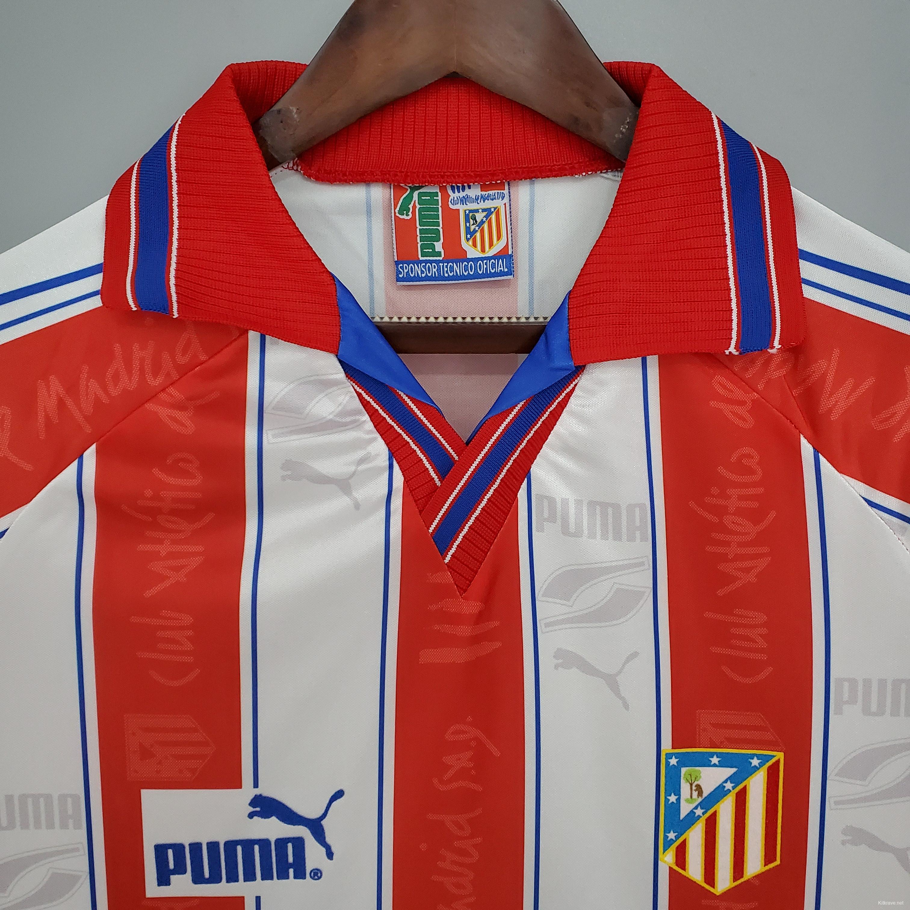 Retro Atletico Madrid 96/97 home Soccer Jersey