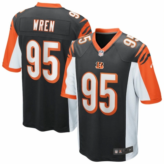 Men's Renell Wren Black Player Limited Team Jersey