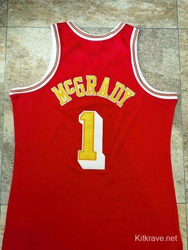 Men's Tracy McGrady Red Retro Classic Team Jersey