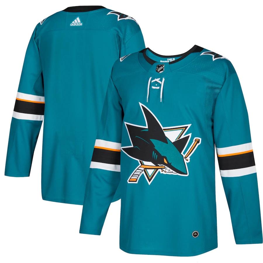 Men's Teal Home Blank Team Jersey