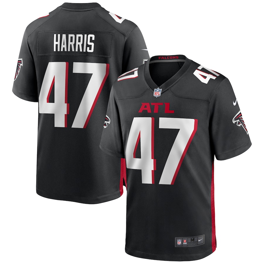Men's Josh Harris Black Player Limited Team Jersey