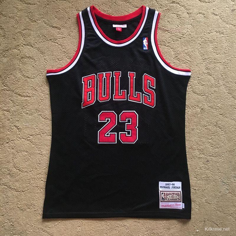 Men's Michael Jordan Black Retro Classic Team Jersey