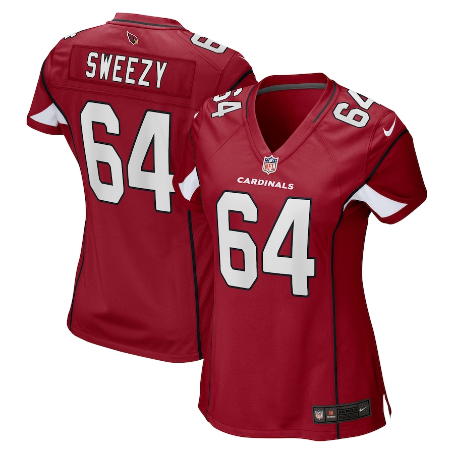 Women's J.R. Sweezy Cardinal Player Limited Team Jersey