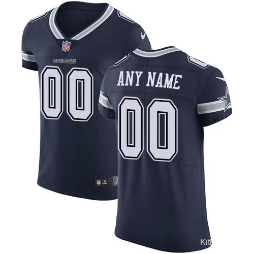 Men's Navy Customized Elite Team Jersey