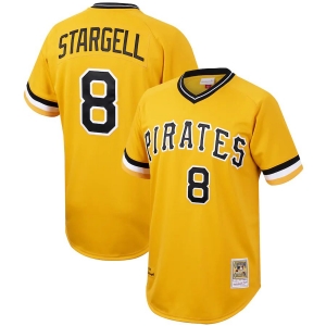 Men's Willie Stargell Cooperstown Collection Throwback Jersey - Gold