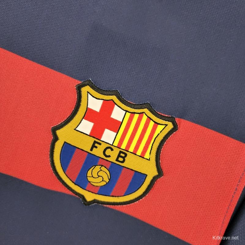 Retro 15/16 Barcelona Home  Soccer Jersey