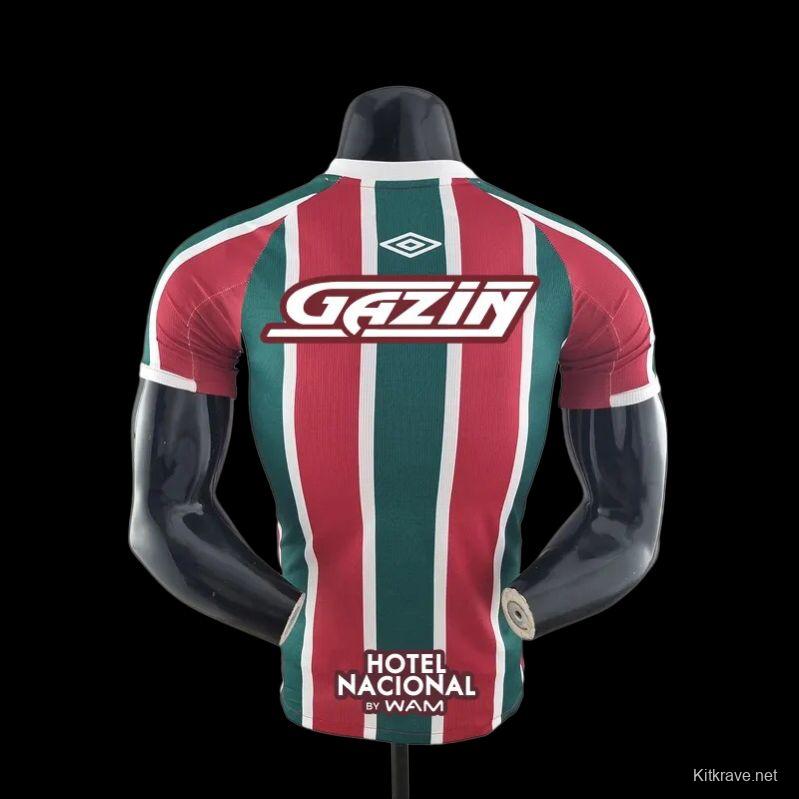 Player Version 22/23 All Sponsors Fluminense Home Soccer Jersey