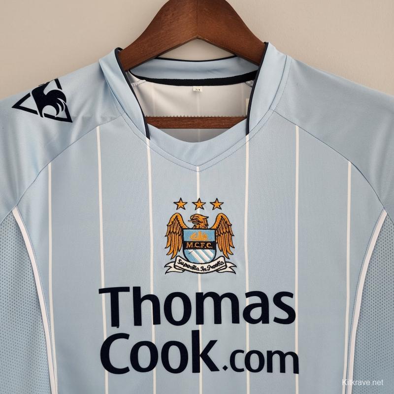 Retro 07/08 Manchester City Home Soccer Jersey