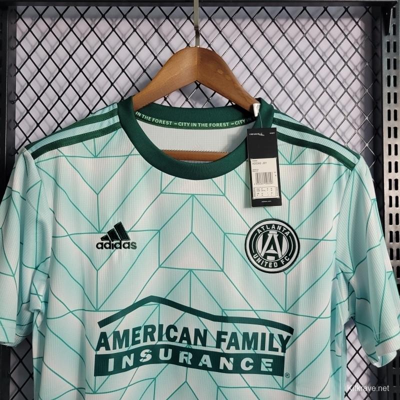 22/23 Atlanta United FC Away Light Green Soccer Jersey