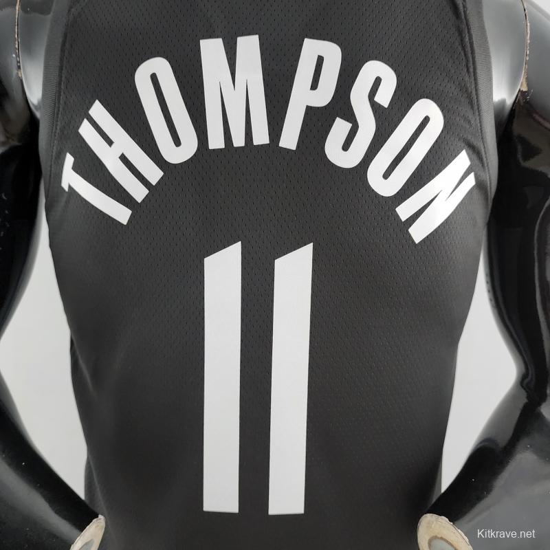 2020 THOMPSON #11 Warriors City Edition Black &amp; Grey NBA Jersey