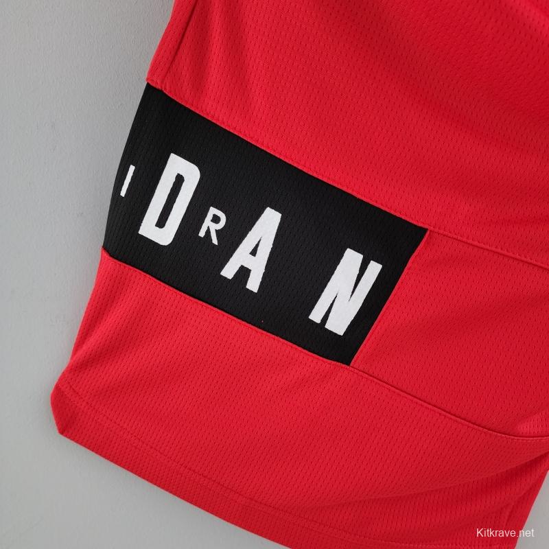 2022 NBA Jordan Shorts Red