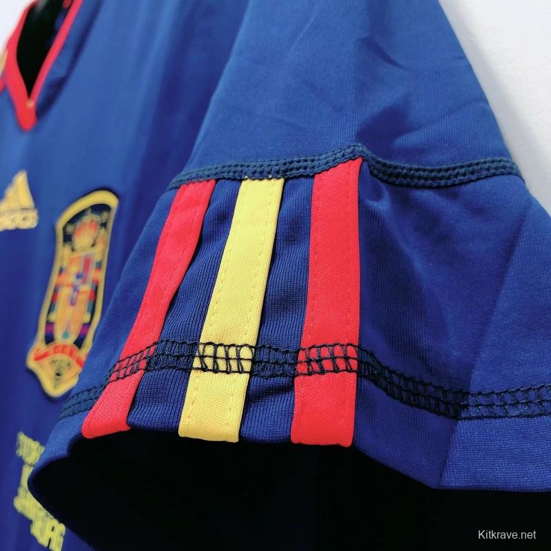 Retro 2010 Spain Away Soccer Jersey