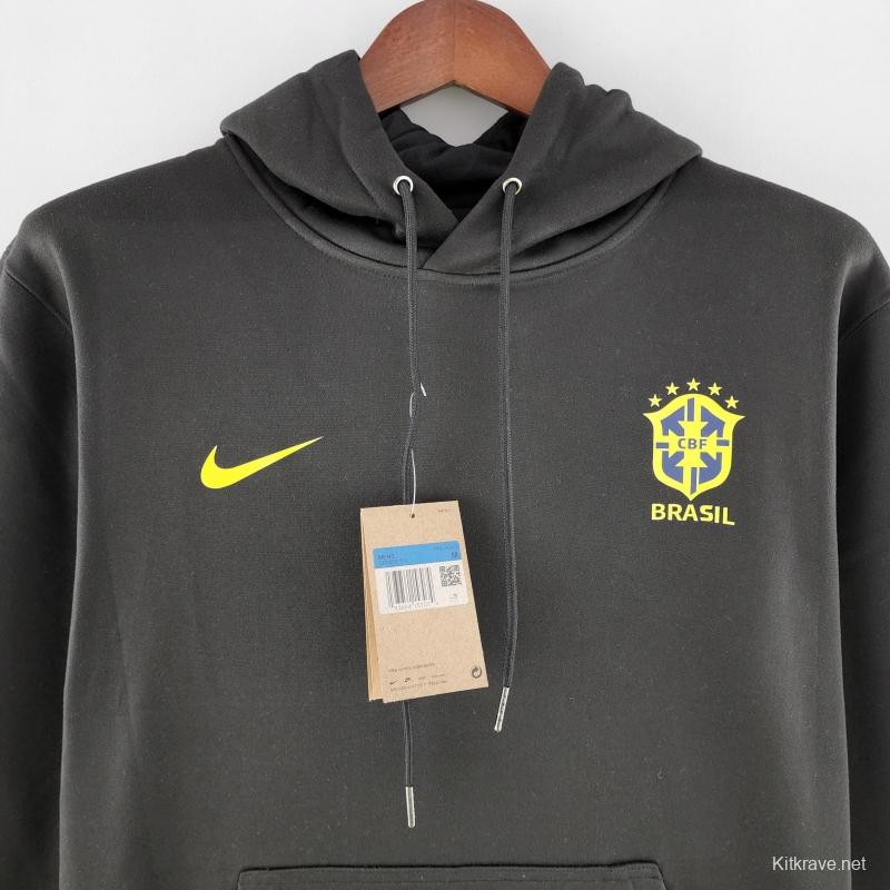 2022 Brazil Hoodie Black