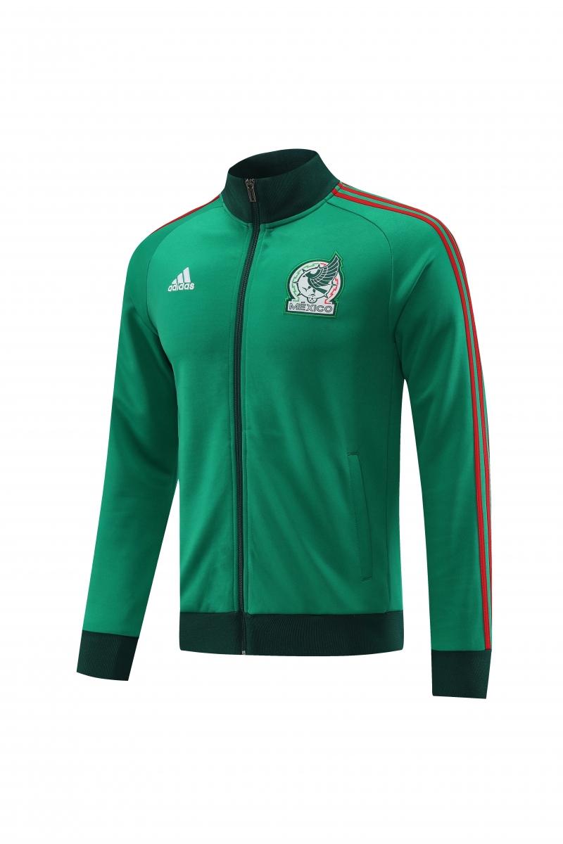 2022 Mexico Green Full Zipper Tracksuit