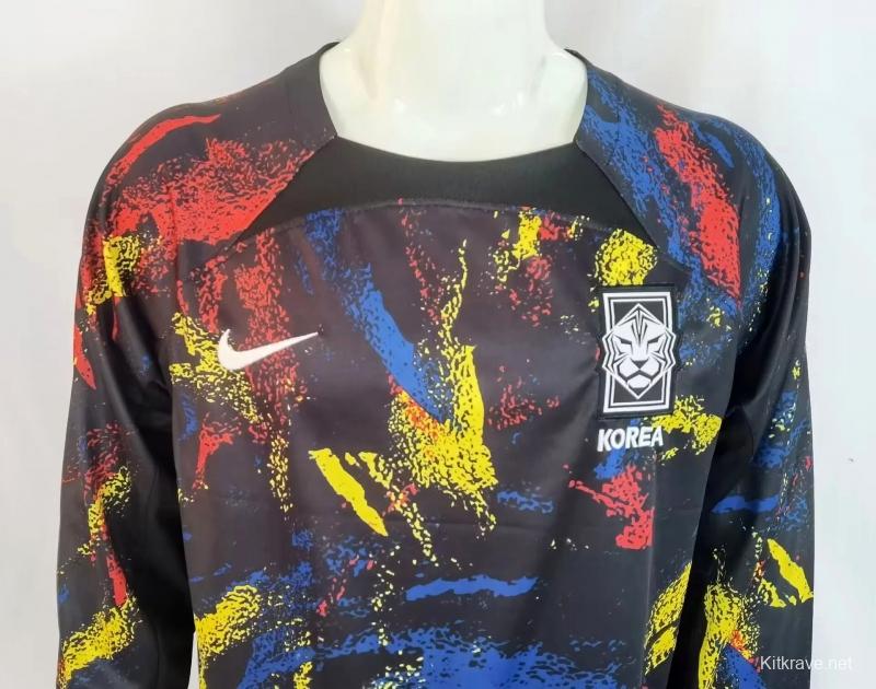 2022 Korea Away Long SLeeve Jersey