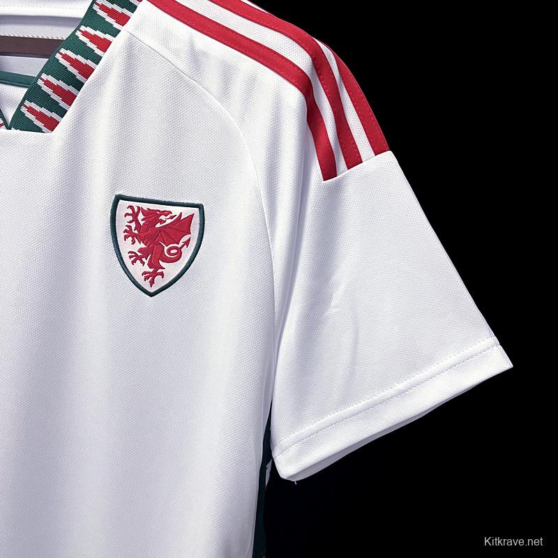 2022 Wales Away White Jersey