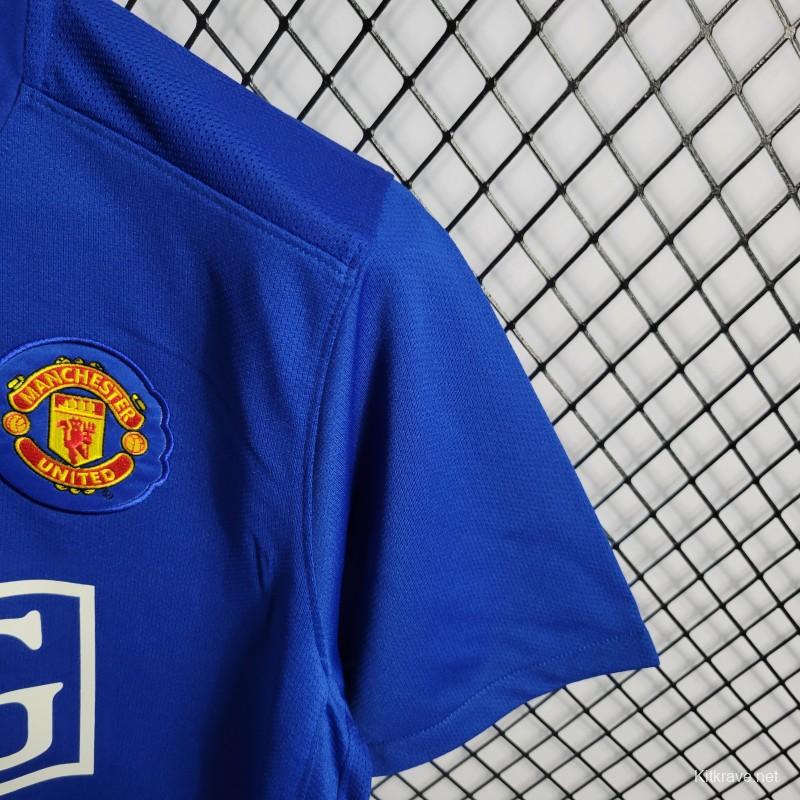 Retro 08/09 Manchester United Third Blue Jersey