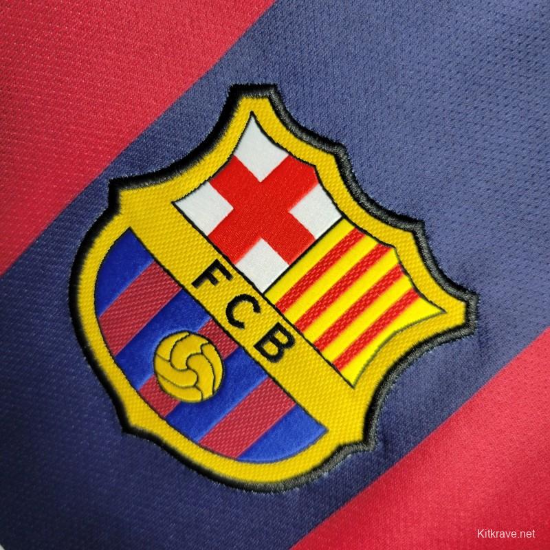 Retro 2014/15 Barcelona Home Jersey