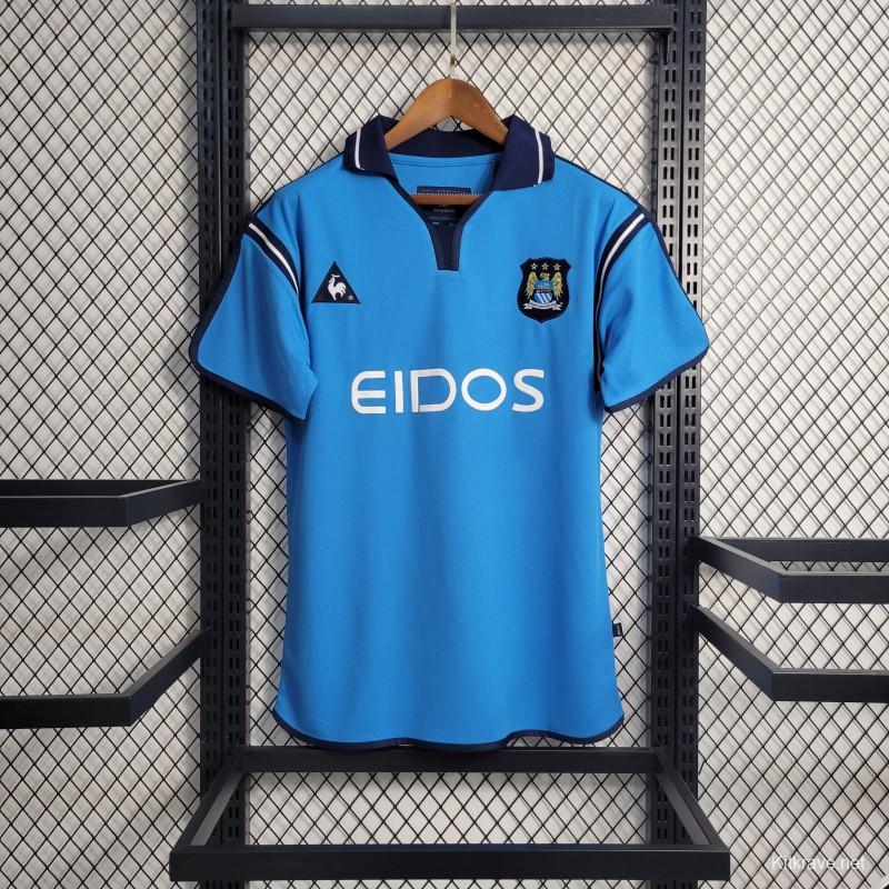 Retro 01/02 Manchester City Home Jersey