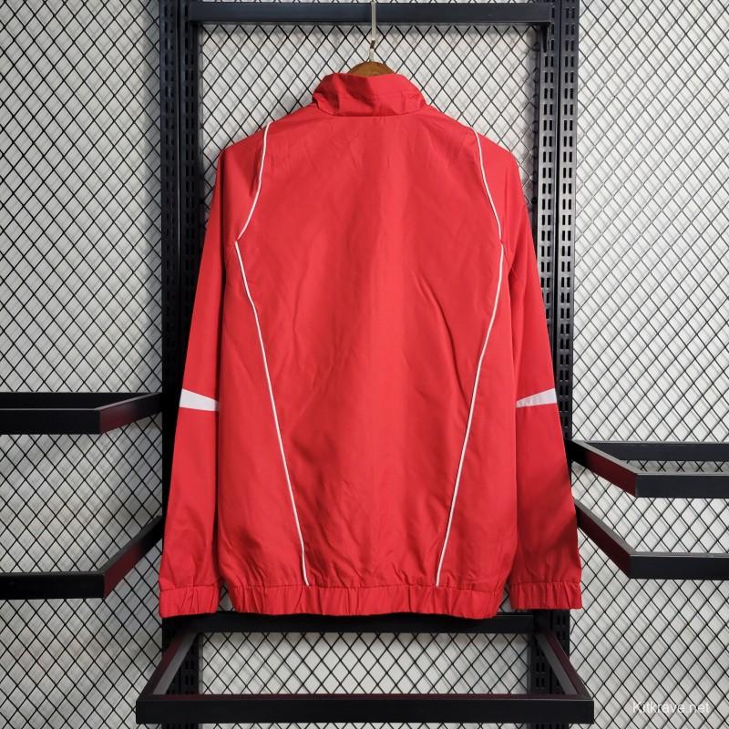 2023 Belgium Red Windbreaker