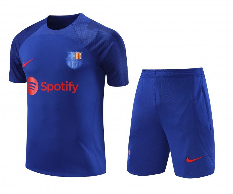 23-24 Barcelona Blue Short Sleeve+Shorts