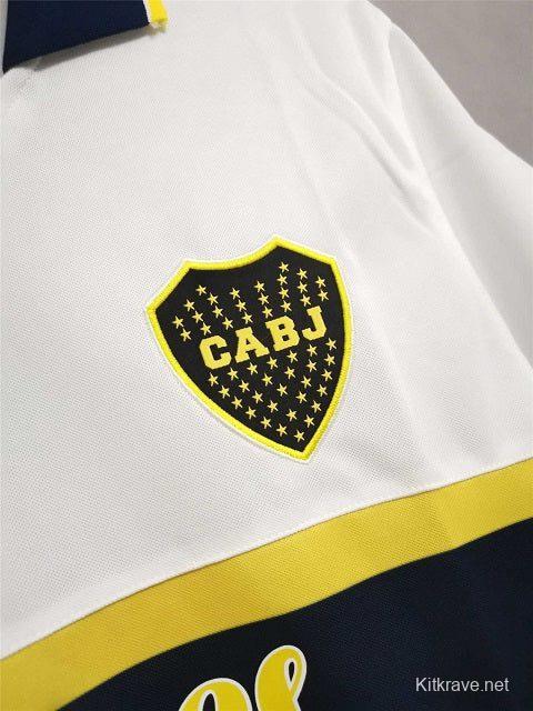 Retro 96/97 Boca Juniors Away White Jersey