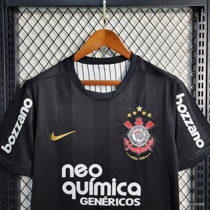 Retro 10/11 Corinthians Away Black Jersey