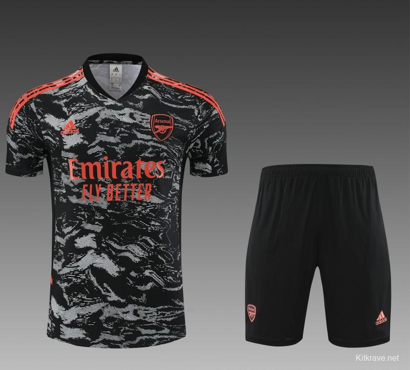 23 24 Arsenal Black Special Short Sleeve+Shorts