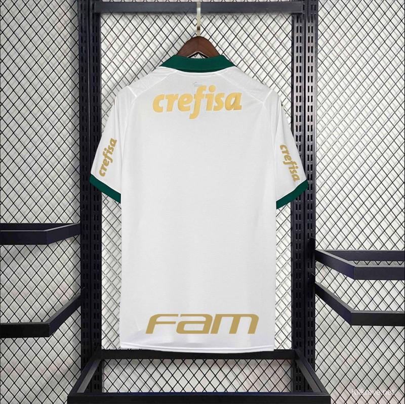 24/25 All Sponsor Palmeiras Away White Jersey With All Sponsor