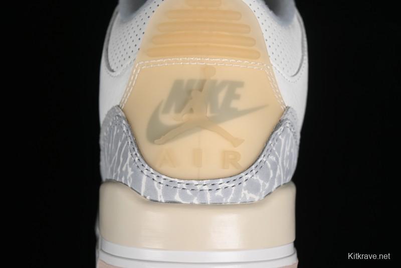 Nike Air Jordan 3 Retro Craft Ivory Sneakers - FJ9479-100