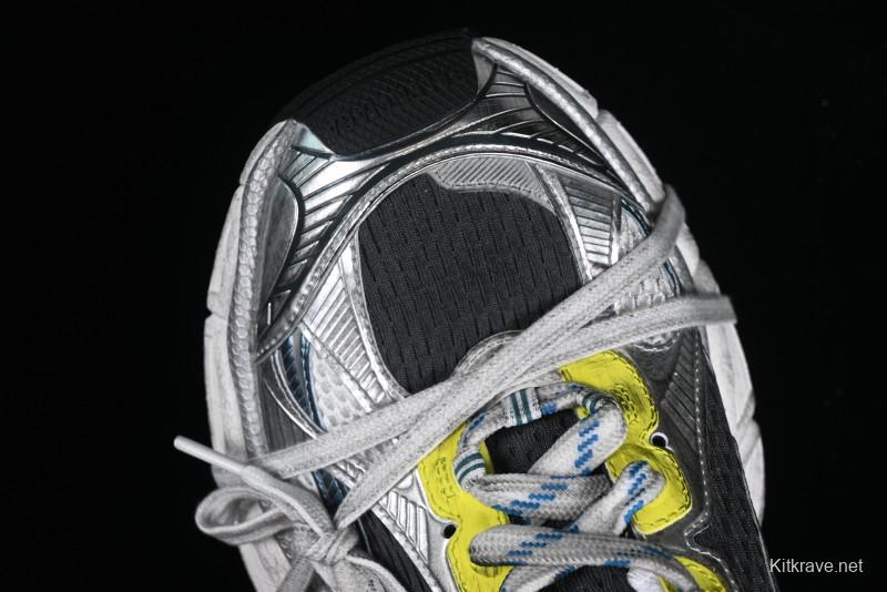 Balenciaga Phantom Sneaker Track Trainer Inspired with Transparent Heel Strap - W3XL57010