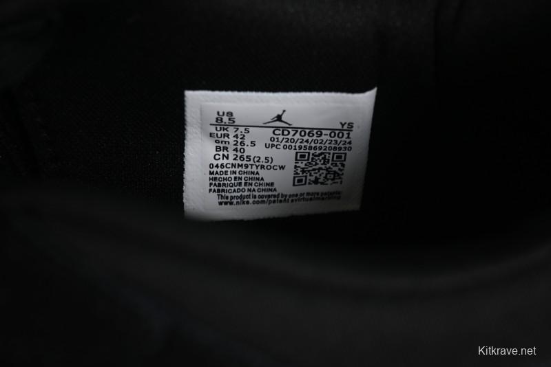 Nike Air Jordan Legacy AJ312 Low Top Sneakers with Velcro Strap Triple Fusion Design - CD7069-001