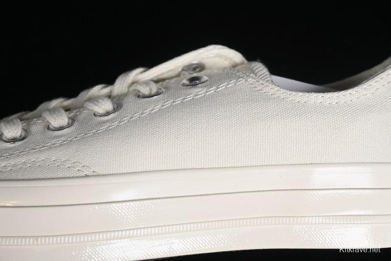 Converse Chuck 1970s Original Cream White Low-Top Casual Canvas Shoes - 151230C