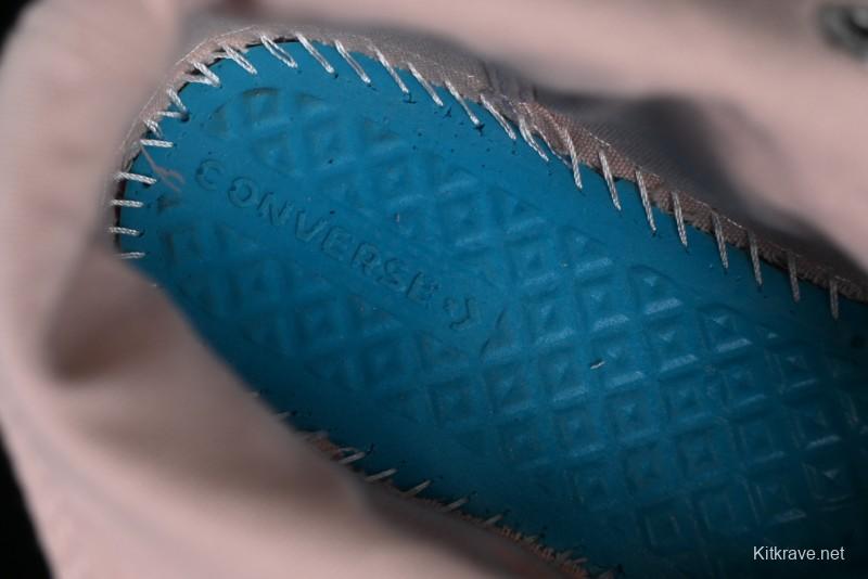 Converse Chuck 70s High Top Canvas Sneakers with Chain Accents in Black & Pink - A09539C