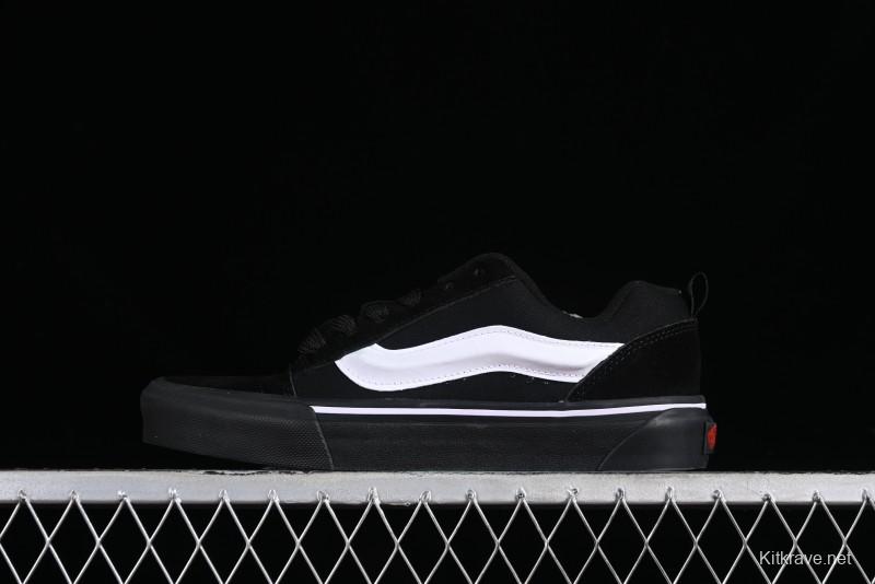 Vans Classics Knu Skool Retro Skate Shoes with Thickened Tongue and Oversized Toe - VN0009QCB9P