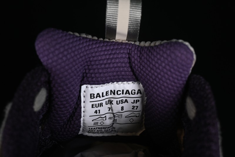 Balenciaga Phantom Sneaker 10th Generation Lace-Up Running Shoes with Transparent Heel Strap - W3XL51269