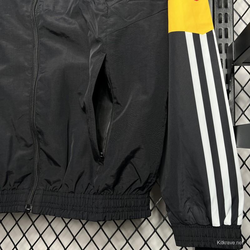 2024 Germany Black Windbreaker