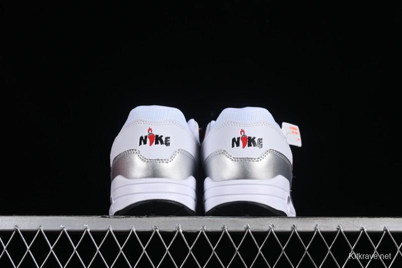 Nike Air Max 1 Retro Running Shoes with Half-Sole Air Cushion - HF7746-100