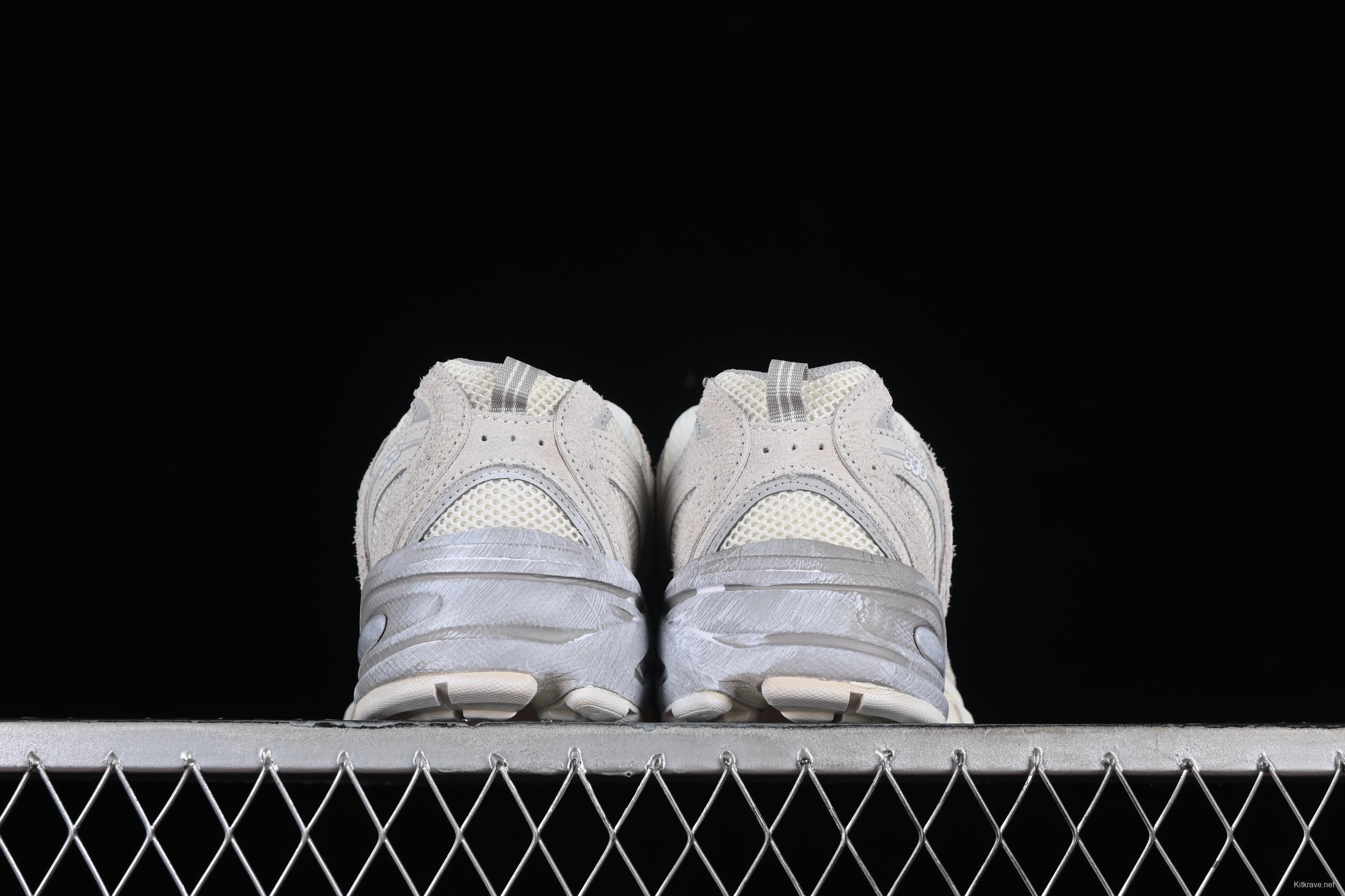 New Balance 530 Series Leather Retro Casual Running Shoes - MR530MR