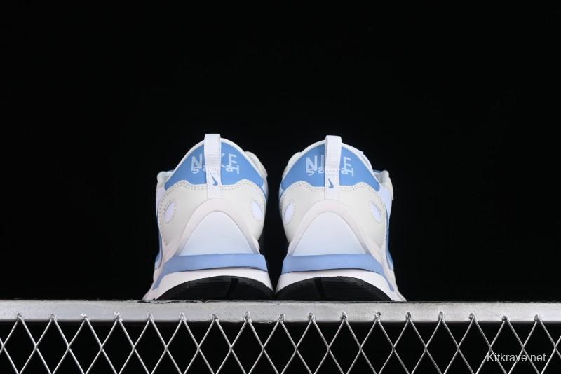 Nike Sacai VaporWaffle 3.0 Deconstructed Sneakers with Overlapping Swoosh and Double Tongue - DD1875-101