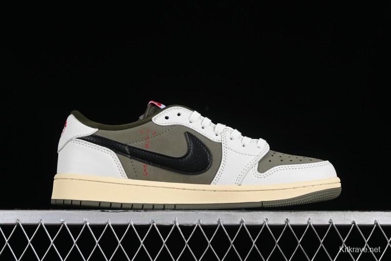 Nike Travis Scott x Air Jordan 1 Low OG Retro Sneakers DM7866-200