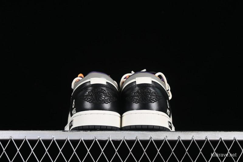 Nike Air Jordan 1 Low AJ1 Panda Prank Hip-Hop Theme - Big Shots Casual Sneakers