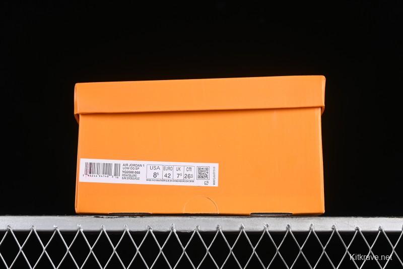 Nike Air Jordan 1 Low OG SP Travis Scott x Fragment Design Collaboration Sneakers - YQ2088-668