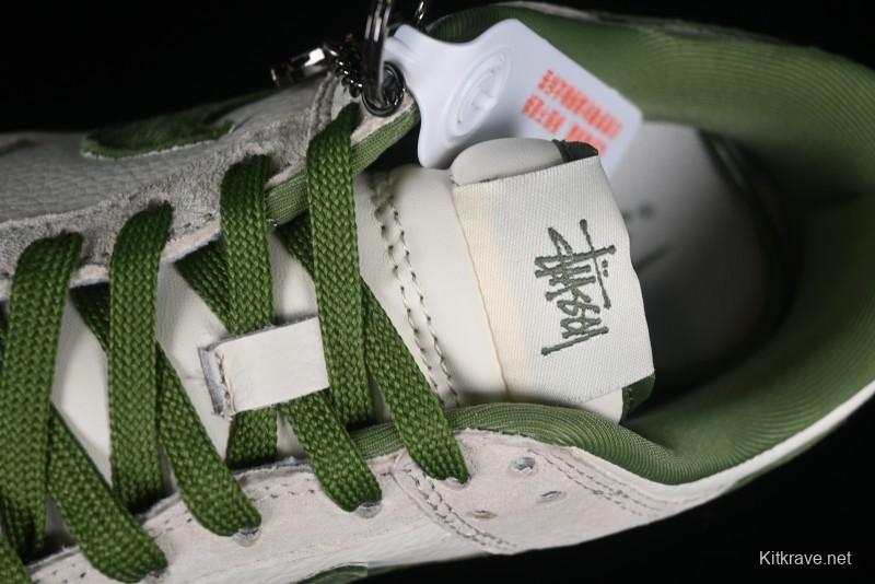 Stussy x Nike SB Dunk Low Retro Premium Casual Sneakers - DQ1098-340