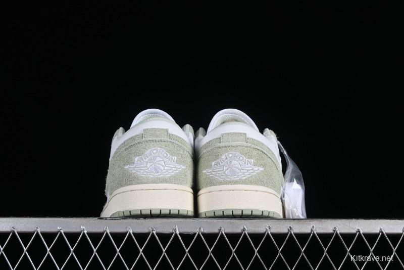 Nike Air Jordan 1 Low AJ1 Apple White Green Low-Top Lifestyle Basketball Shoes - FN5214-131