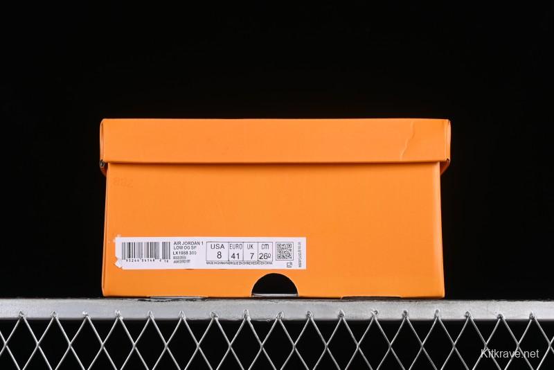 Nike Air Jordan 1 Low OG SP Travis Scott x Fragment Design Collaboration Sneakers - LX1988-300