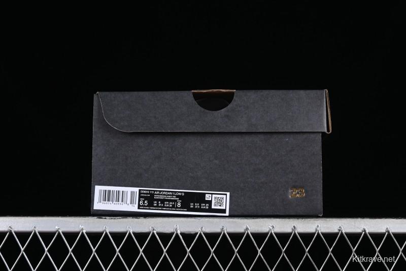 Nike Air Jordan 1 Low Golf Shoes Black Toe - DD9315-113